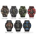 Reloj de pulsera de camuflaje militar masculino SMAEL 8013